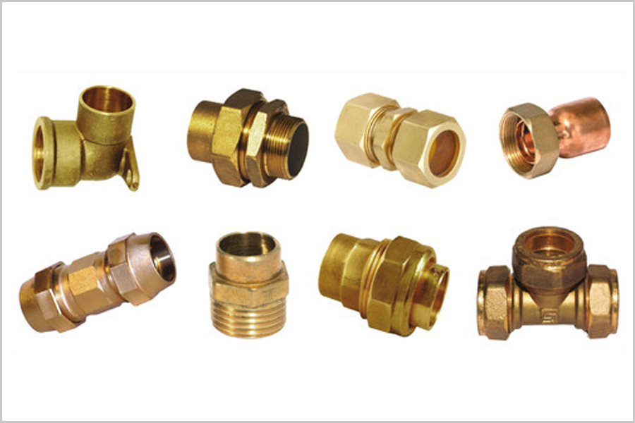 Brass HAVC Components